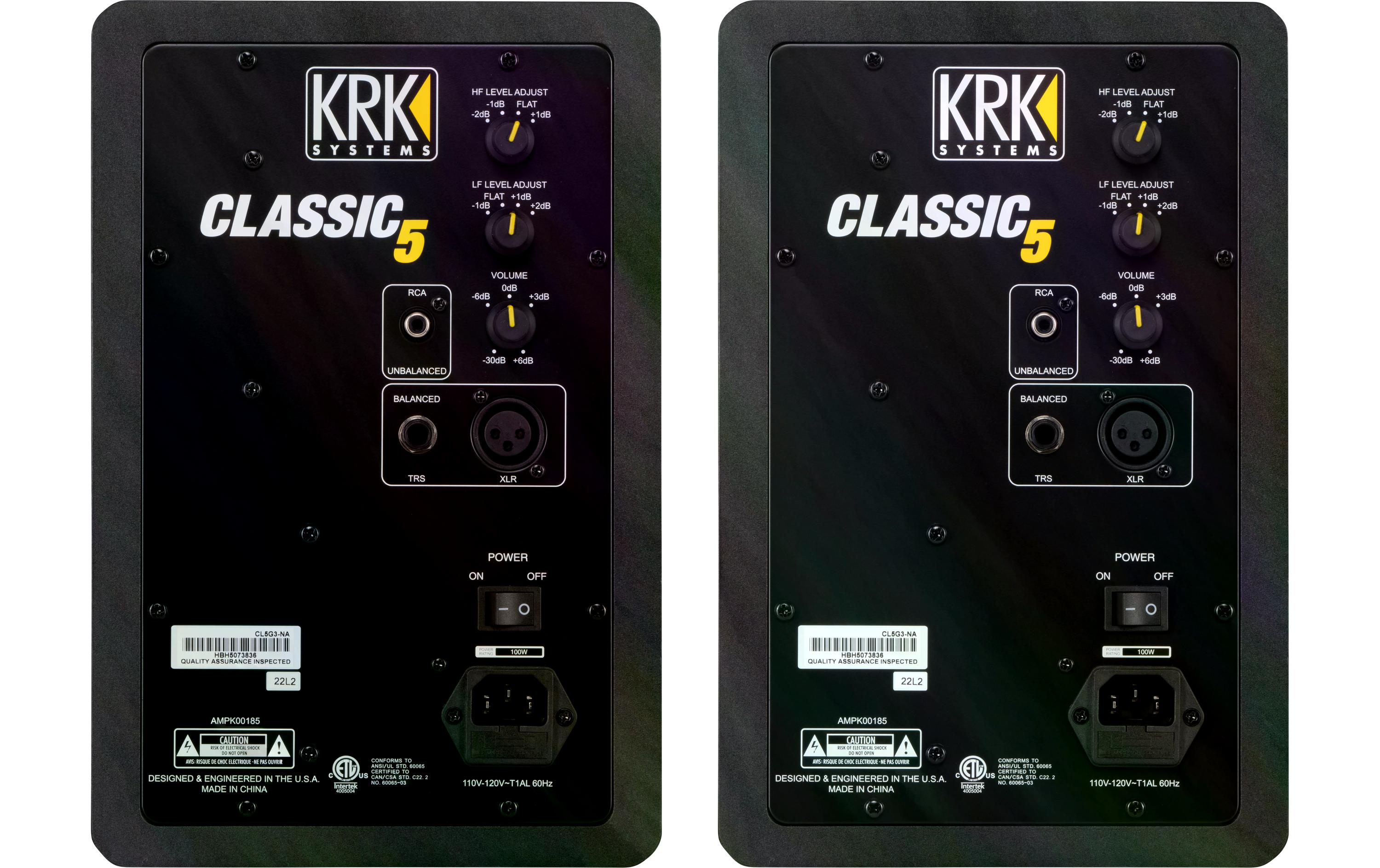 Studiomonitore ROKIT 5 G3 Classic Pack Schwarz<br>Professionelle Zwei-Wege-Studiomonitore
