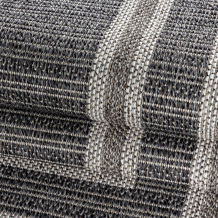 Jute balkonkleed - Aruba Double-edge Grijs