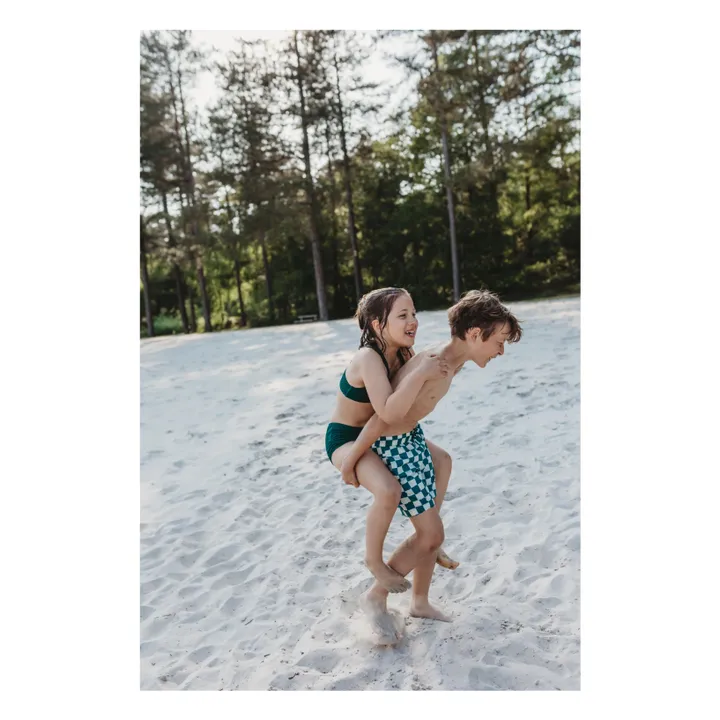 Beachlife Maillot 2 Pièces Volants Texturé | Vert