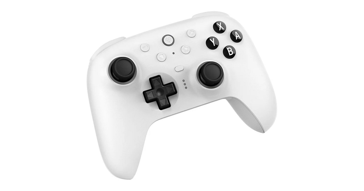 8BitDoUltimate 2 Bluetooth Controller  (Wit, Pc, Switch 2, Bluetooth / USB-C / 2.4 GHz)