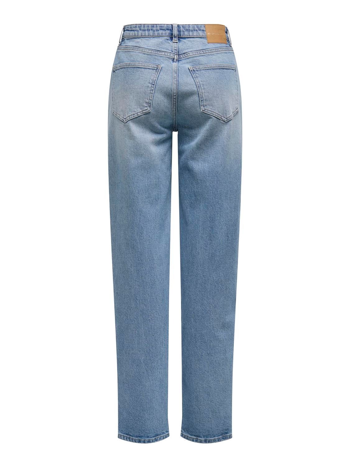 ONLJUICY Hohe Taille Hohe Taille Jeans Medium Blue Denim