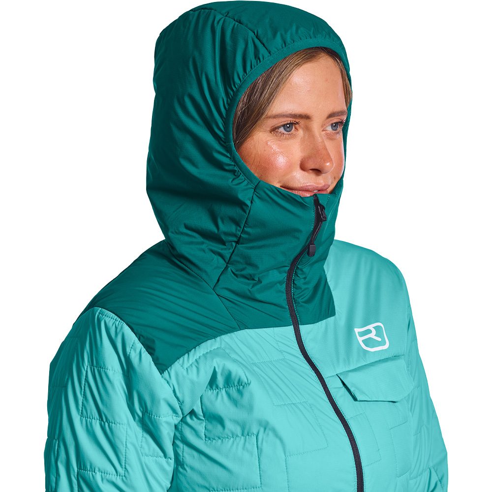 ORTOVOX Swisswool Piz Badus Isolationsjacke Damen ice waterfall