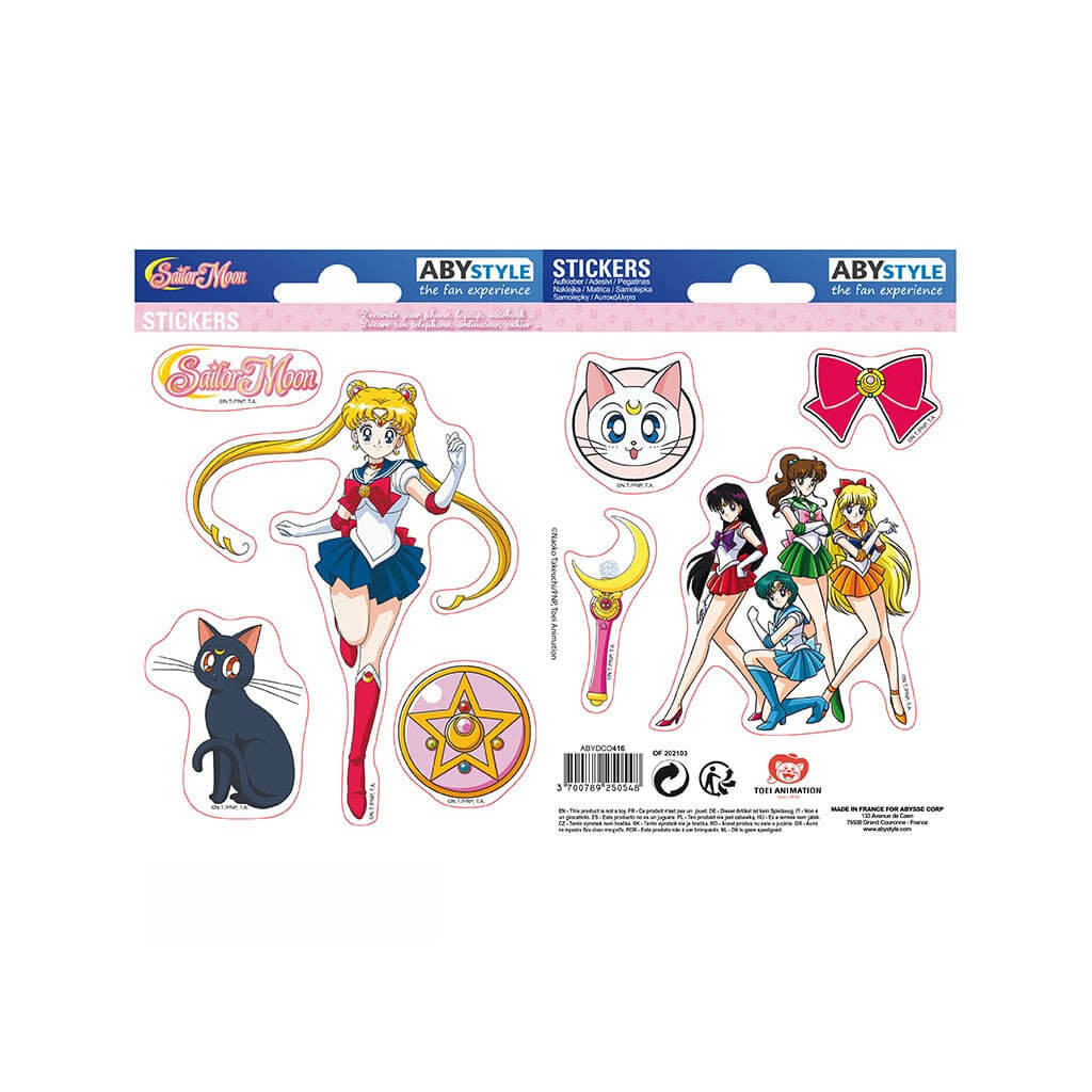 Stickers Sailor Moon (16x11cm / 2 planches)