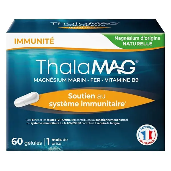 Thalamag Magnésio Marinho para Bem-Estar Físico e Mental - 60 cápsulas