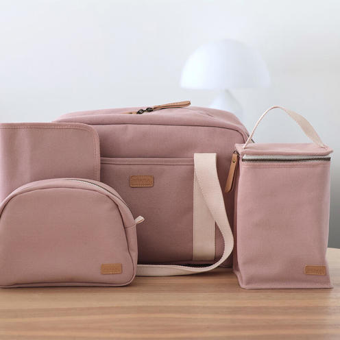 Pochette Repas Isotherme Canvas Rose Poudré - BEABA