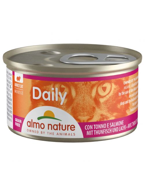 Almo Nature Cat Blik Daily Menu Mousse 85 g - Kattenvoer