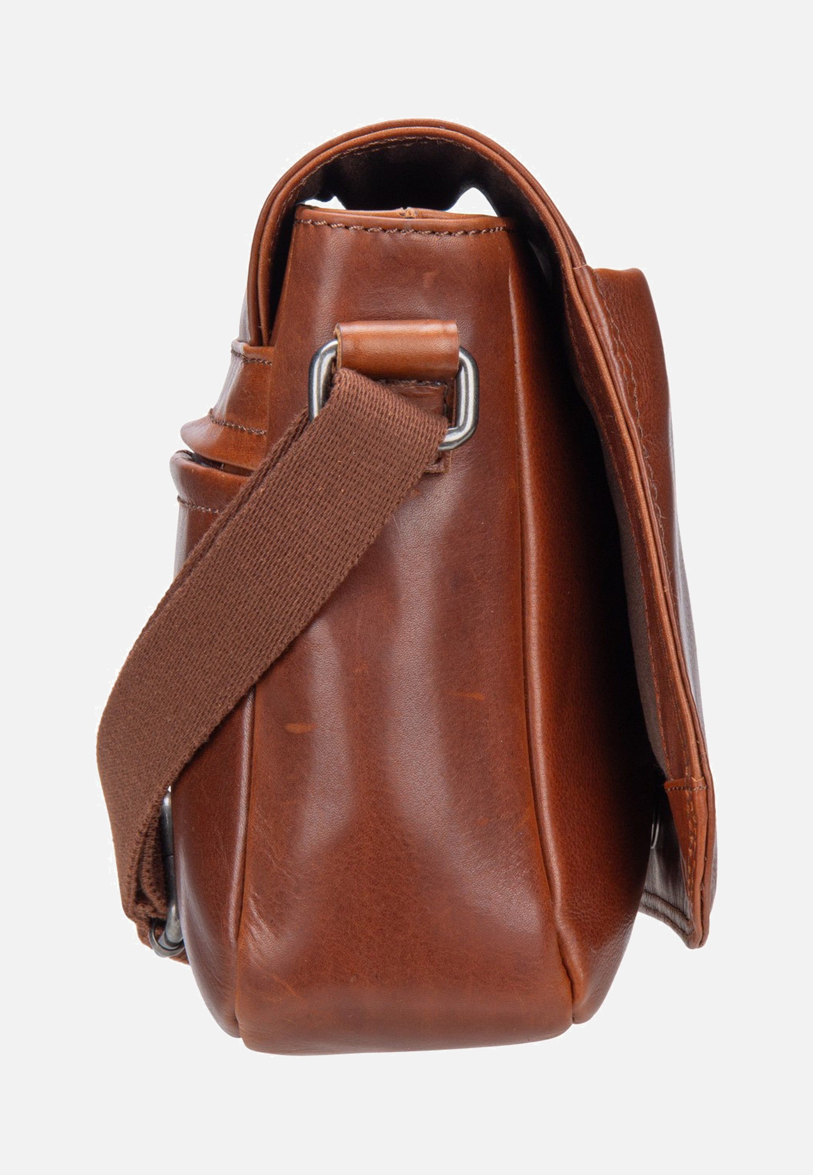 Waxy Vintage Crossbody Bag Tobacco Nut - Crossbody Bag