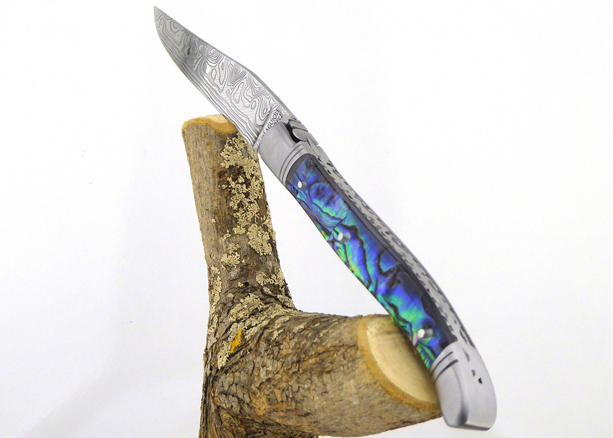 VENDU - Couteau Laguiole avec un manche en Manche en Abalone