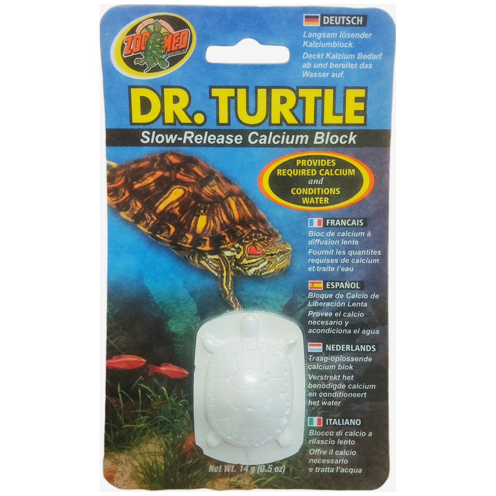 Bloc de calcium à libération lente dr. Turtle 14g