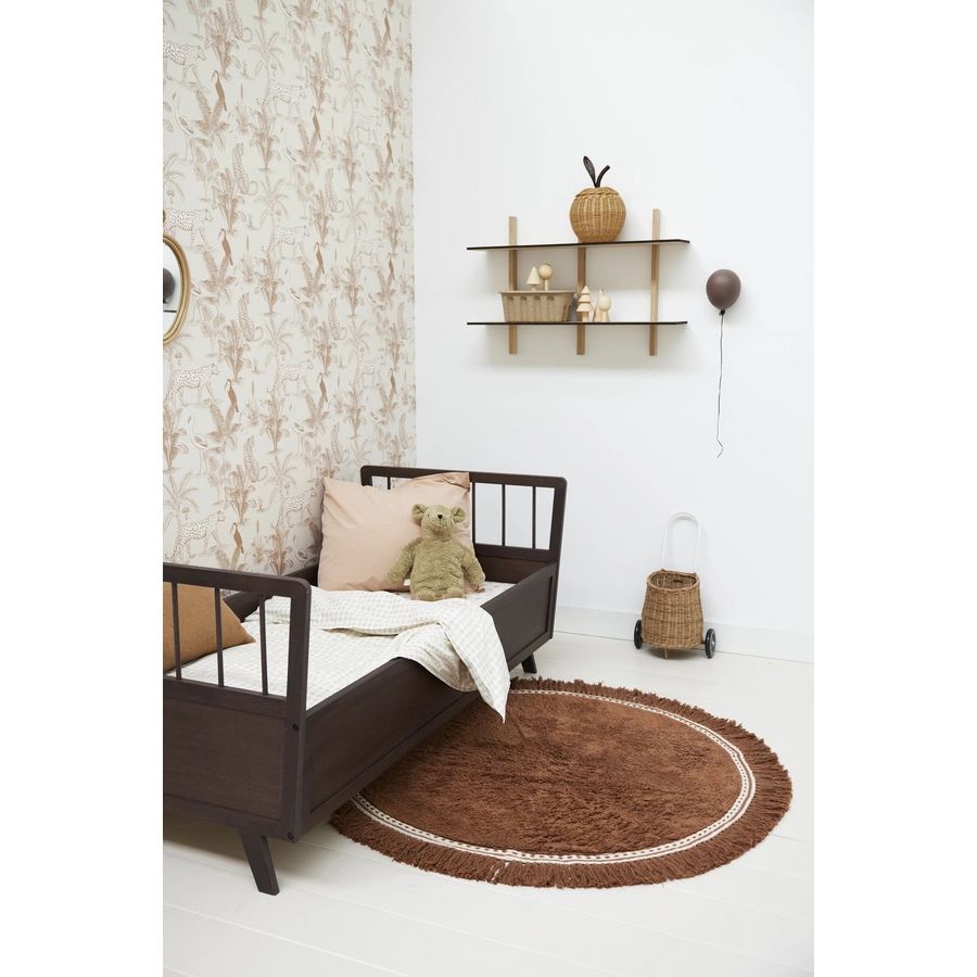 Tapis Petit Kinderteppich Anna brownie Ø 110 cm