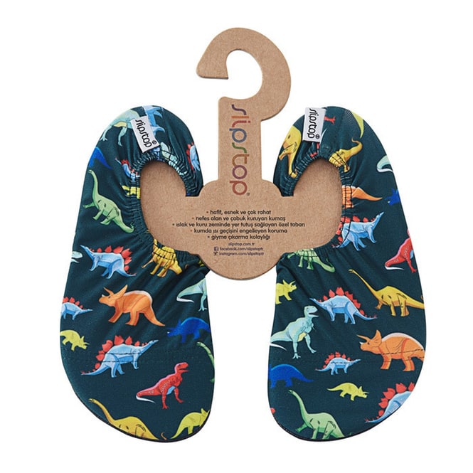 Slipstop - Wasserschuhe - Dino - für Kinder - blau - in verschiedenen Größen