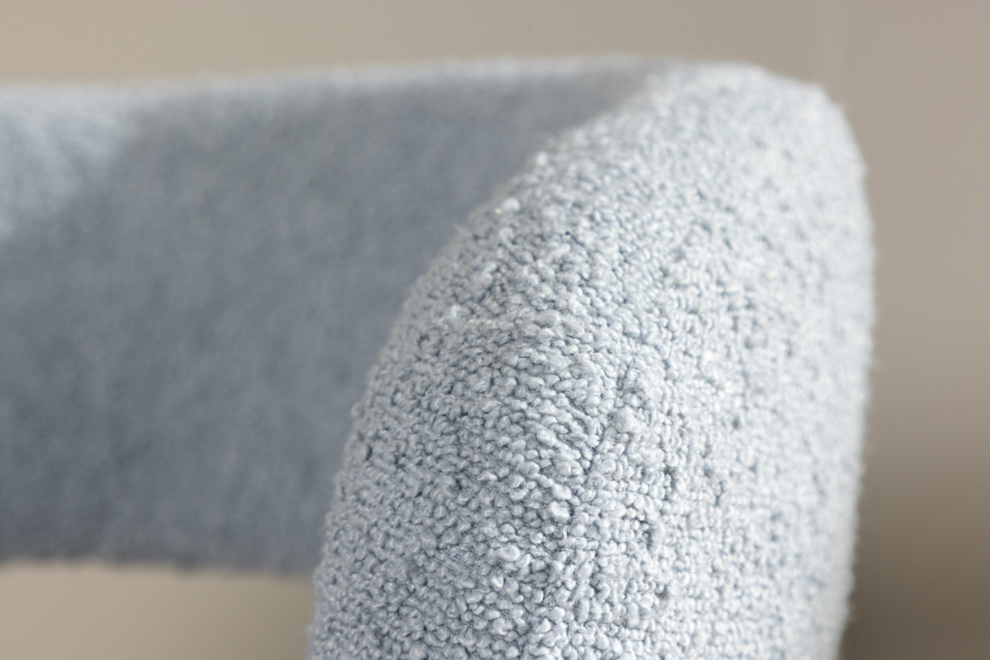 Akando Fauteuil - Licht blauw bouclé
