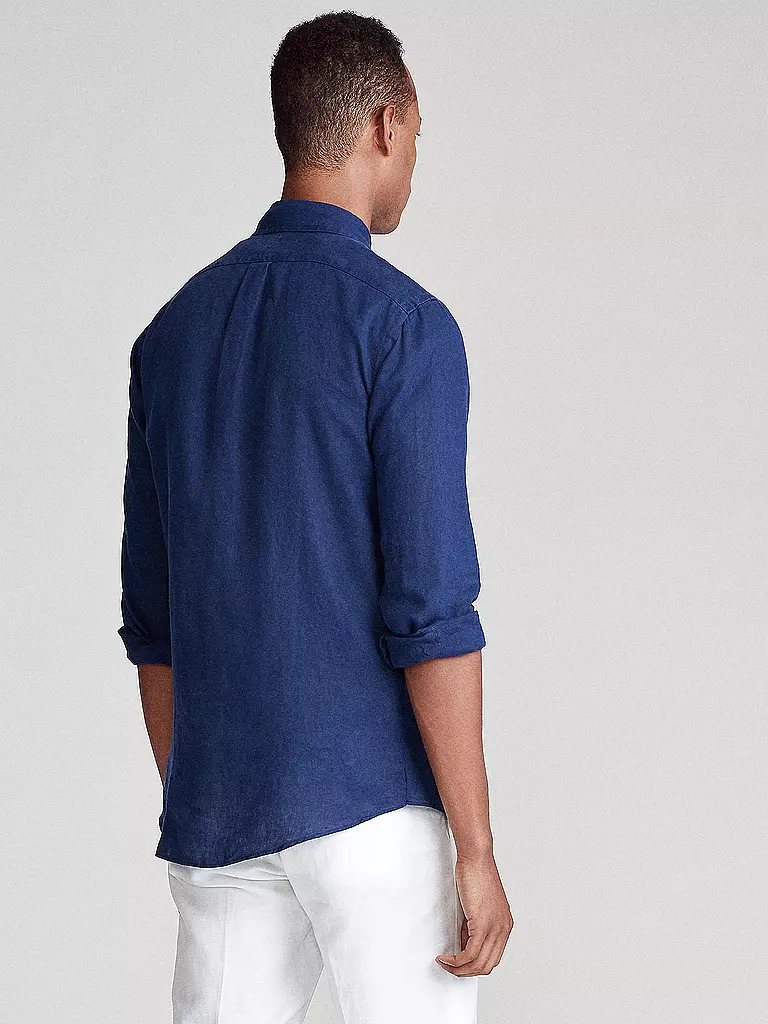 POLO RALPH LAUREN Leinenhemd dunkelblau