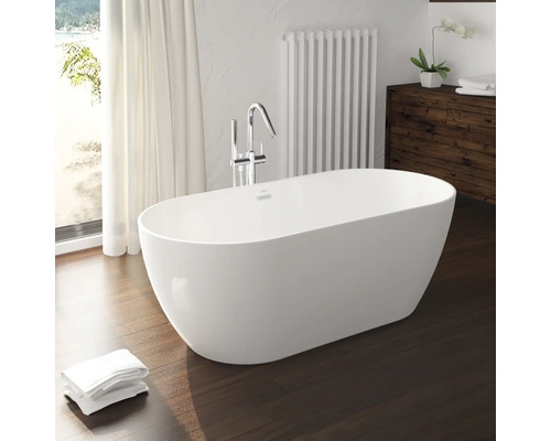 Jungborn vrijstaand bad TWO 80 x 170 cm wit glanzend