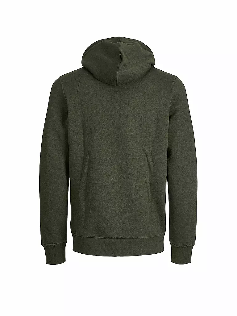 JACK & JONES Kapuzensweatjacke JJESTAR  olive