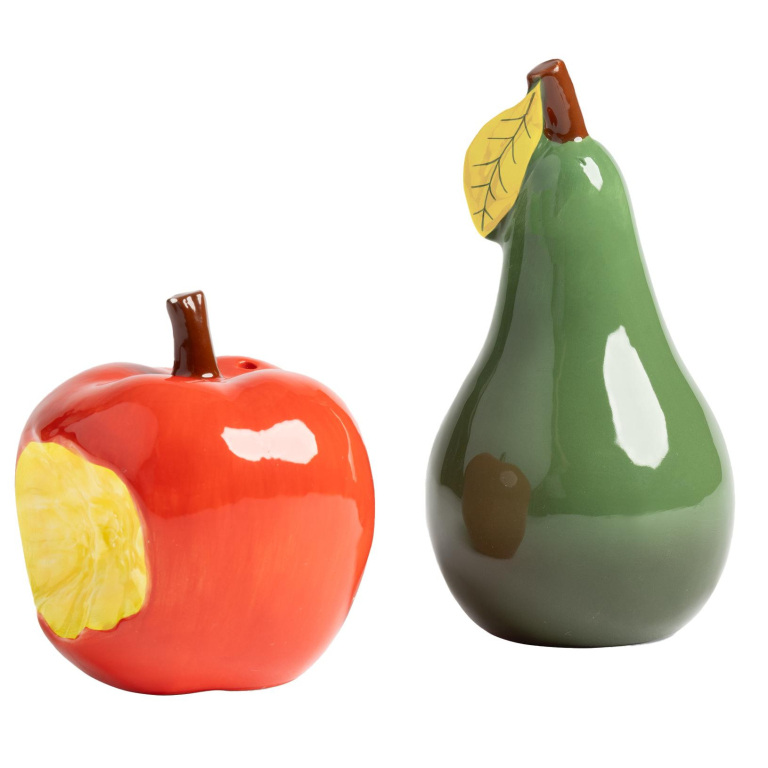 &klevering Apple pear peper- en zoutstel