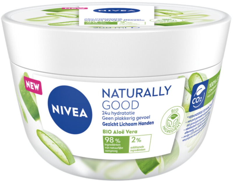 Nivea Naturally Good Crème met Aloë Vera 200ml