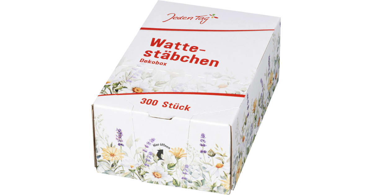 Jeden Tag Wattestäbchen 300 Stück