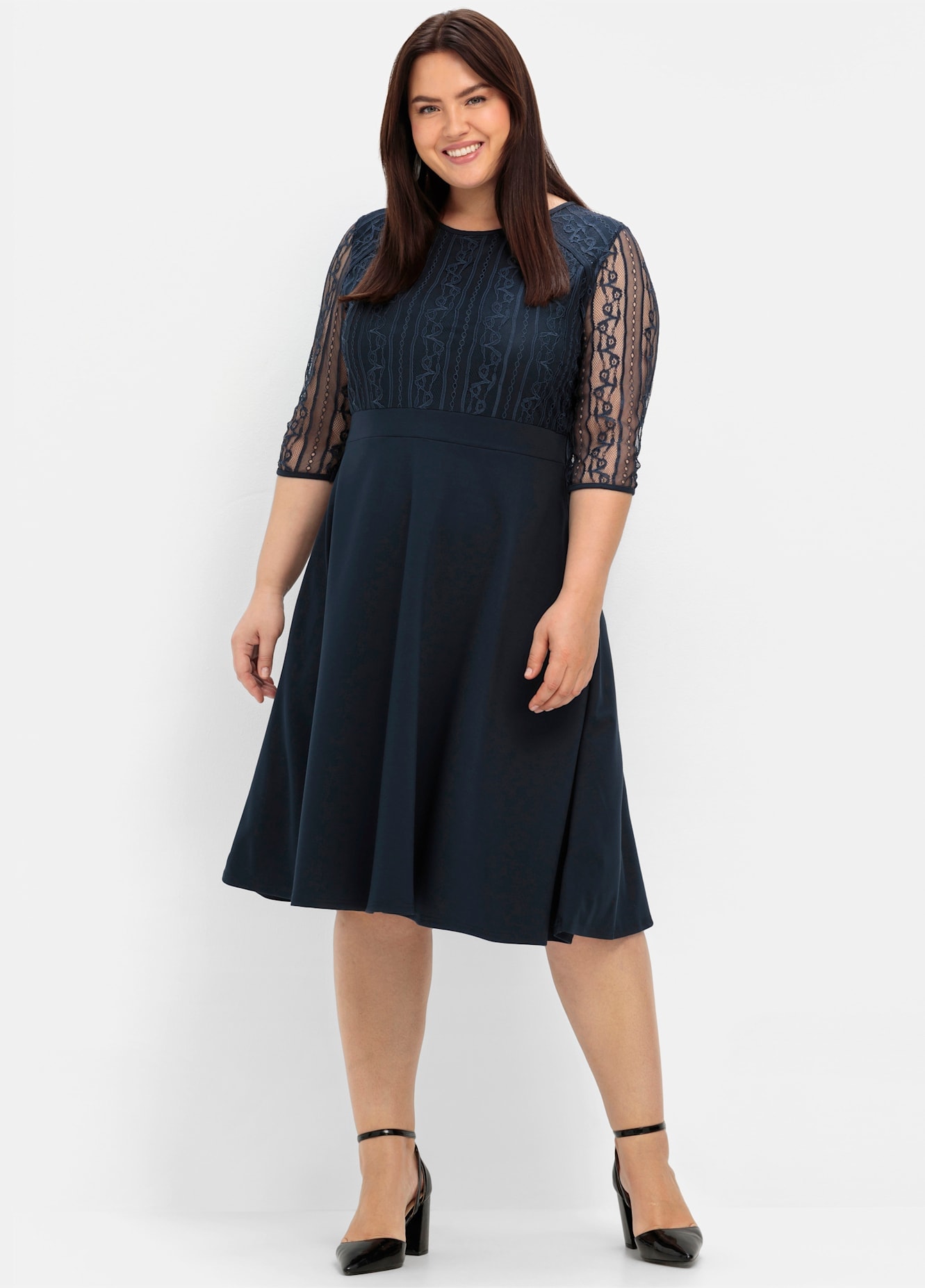 Sheego Cocktailkleid »Abendkleid«