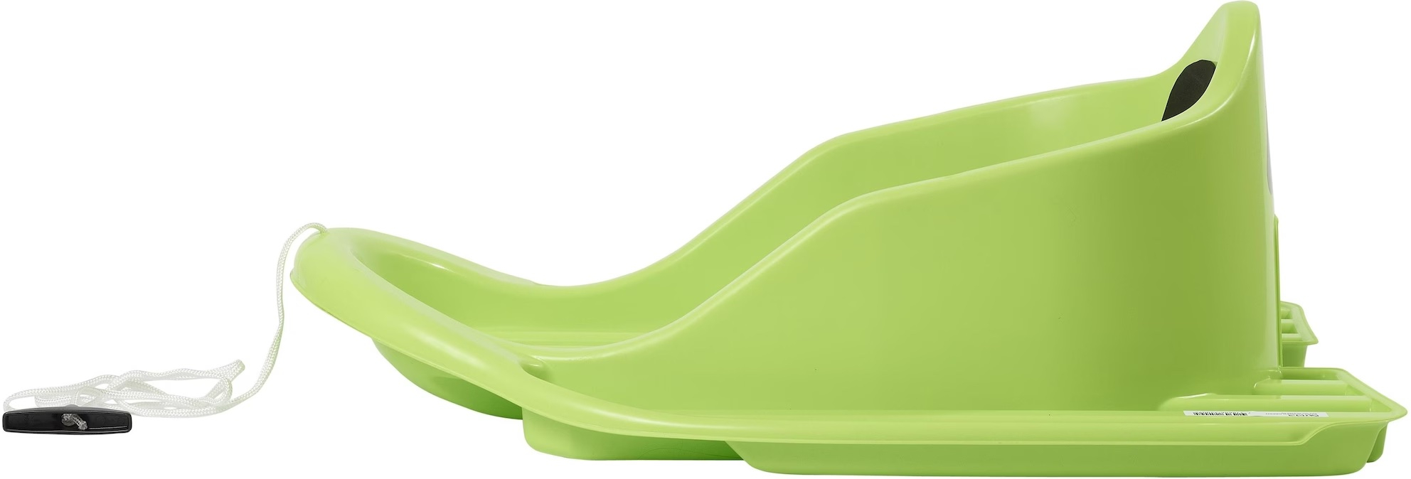 (67x55cm) Baby Cruiser Eco Winter Ski Bob Schlitten mit Sicherheitsgurt und Zugseil (74-6250-09) - Grün
