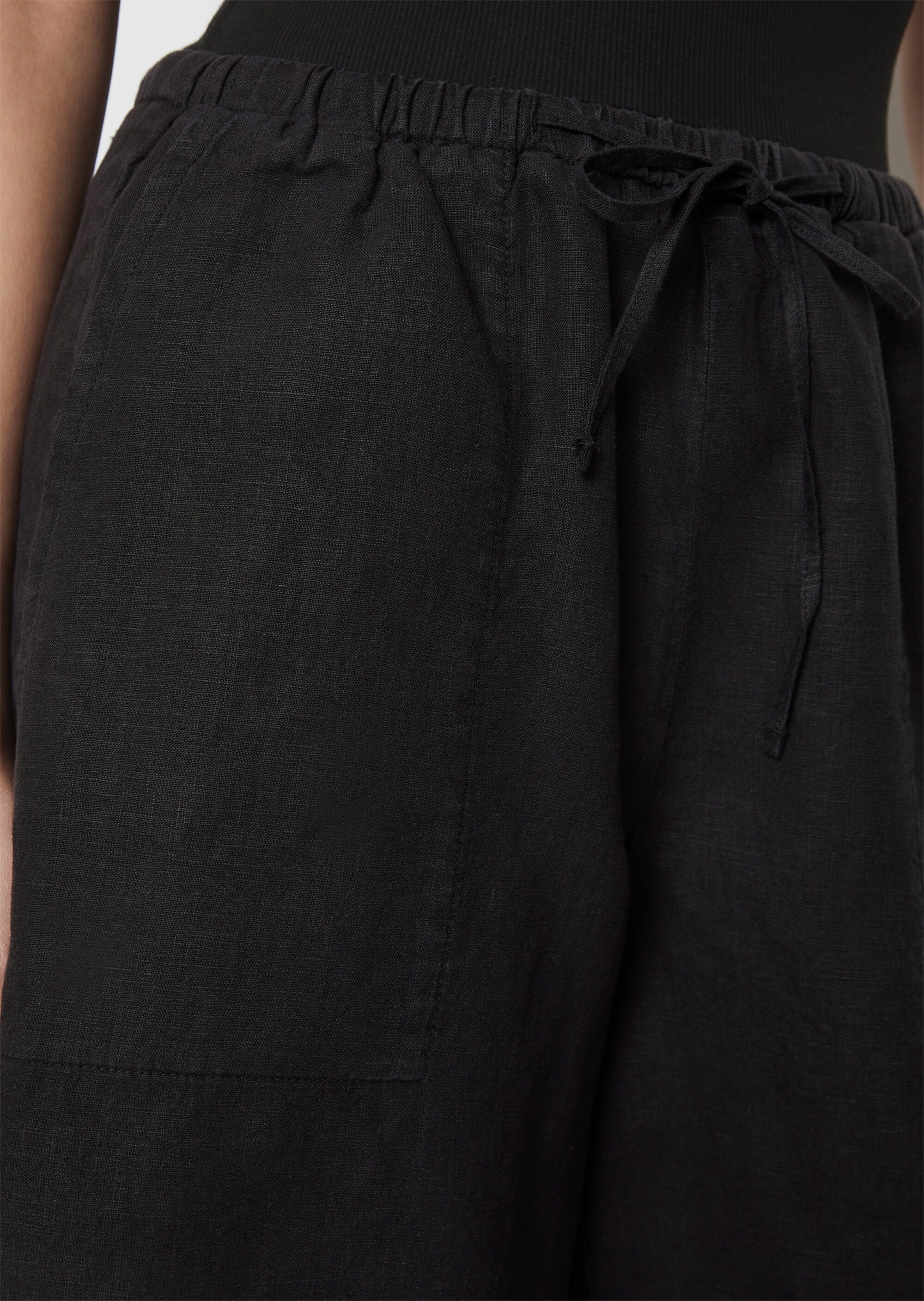 Shorts straightaus reinem Leinen