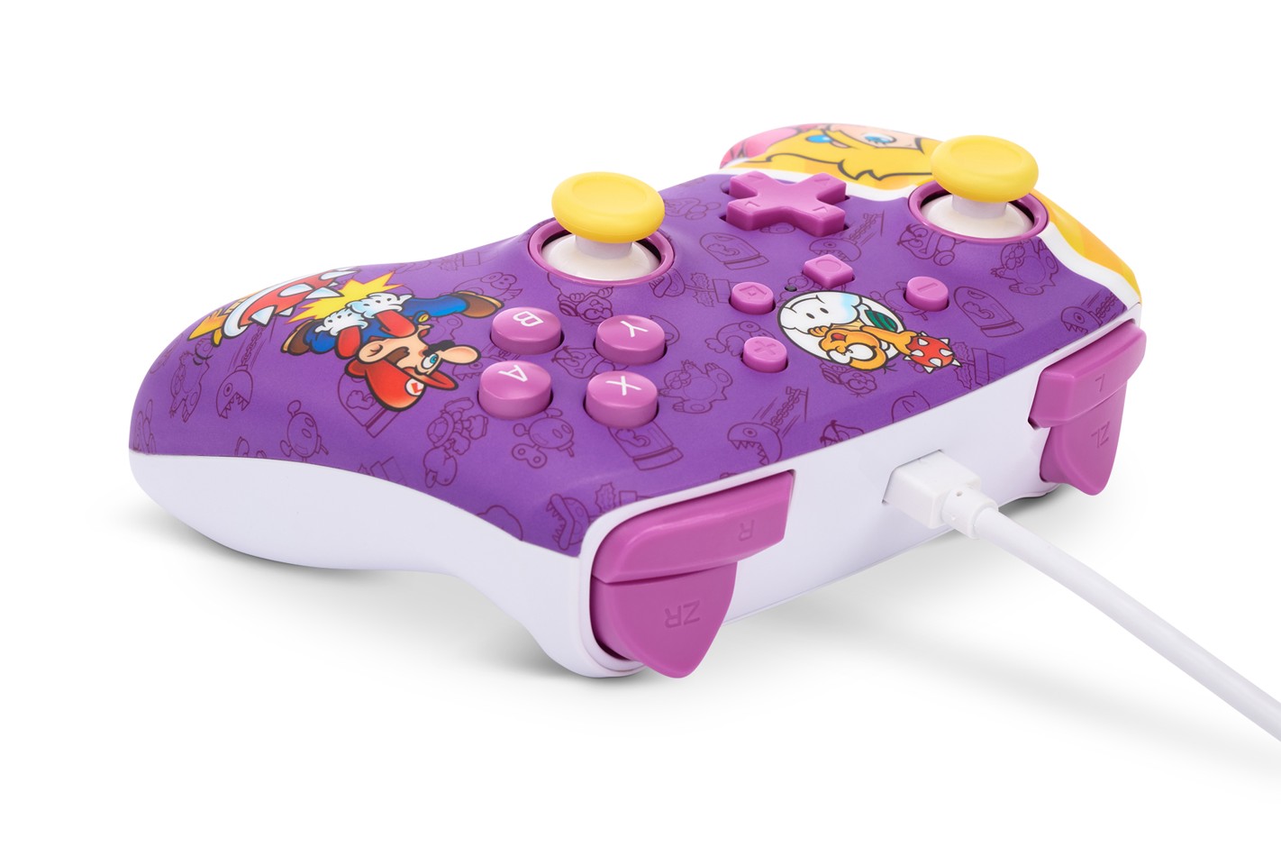 PowerA Enhanced Wired Controller - Nintendo Switch - Princess Peach Battle