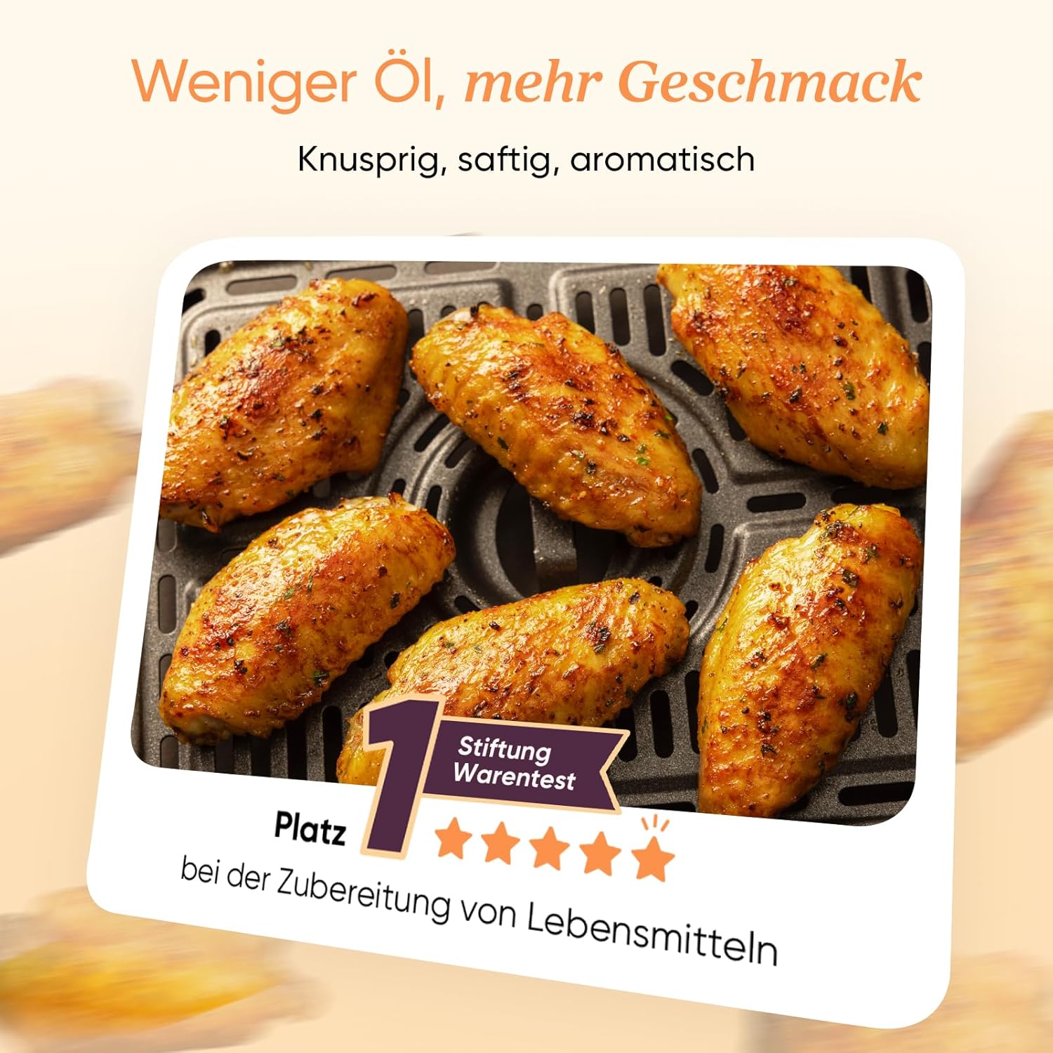 COSORI Heißluftfritteuse 2 Kammern, Testsieger der Stiftung Warentest, 8,5 L 6-in-1 Airfryer mit Sichtfenster, Schwarz-weiß