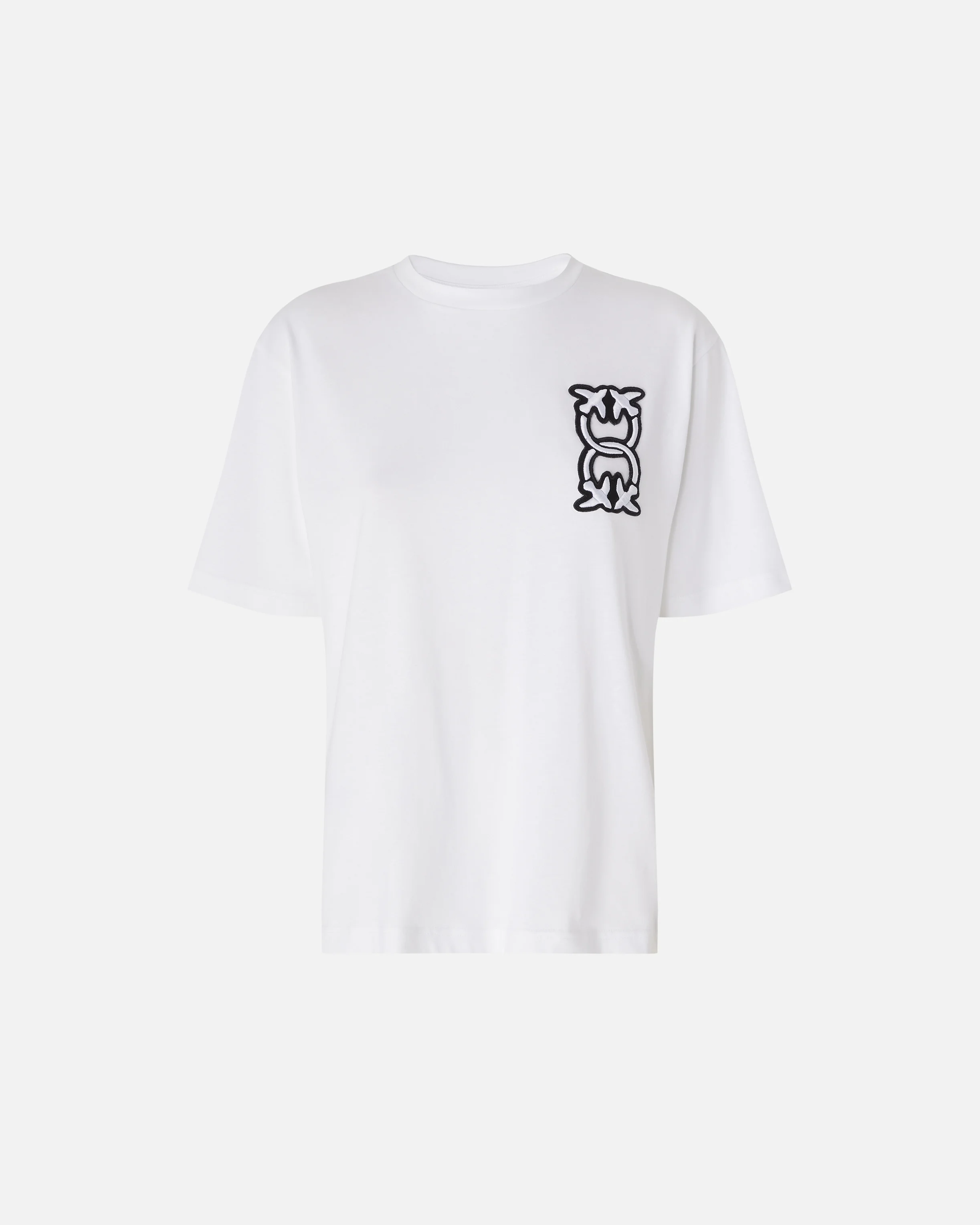 T-shirt avec écusson à logo love birds monogram | Blanc