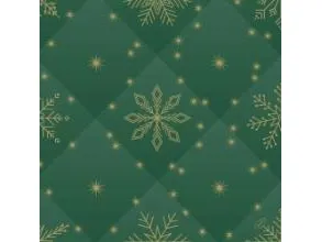 Serviet Bio Dunisoft L40xB40cm FSC Rhombus Green,6 pk x 60 stk/krt