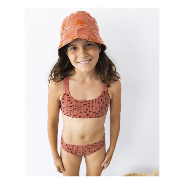Búho Chapeau Coton Bio Starfish | Rouge