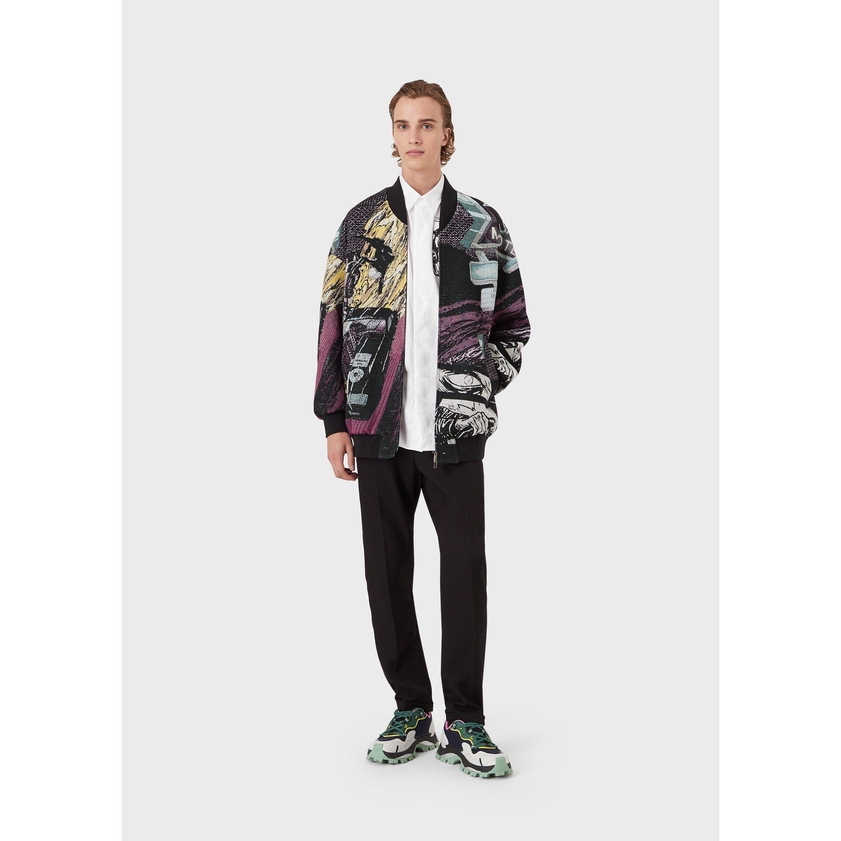 Emporio Armani Vintage Car Print T-Shirt