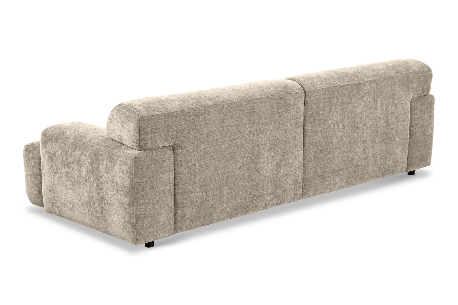 Bob 3-seter Tekstil City 05 Beige med sorte ben.