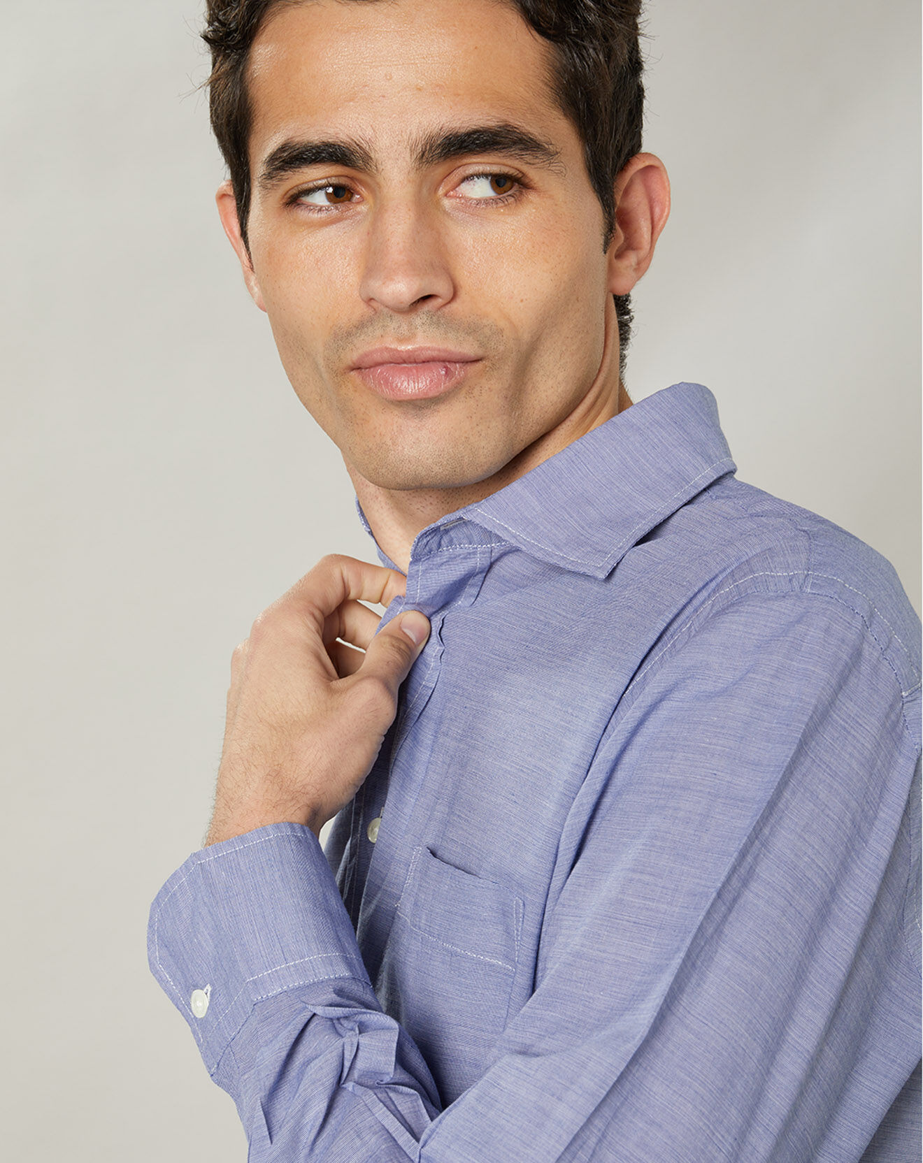 Hartford Chemise regular Paul bleue