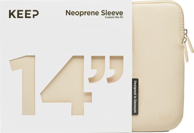 KEEP 14'' neopren sleeve til bærbar computer (Måneskin)