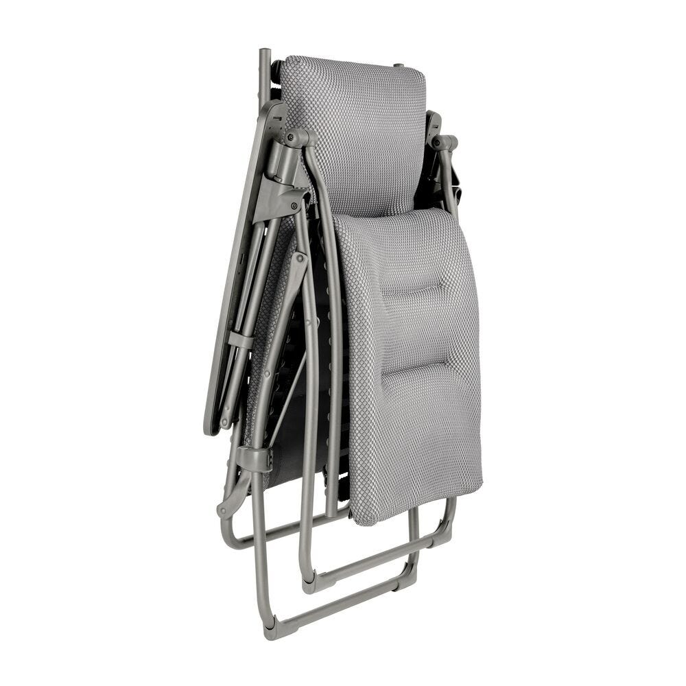 Gepolsterte Zero-Gravity-Relaxliege Evolution BeComfort® Grau Silver