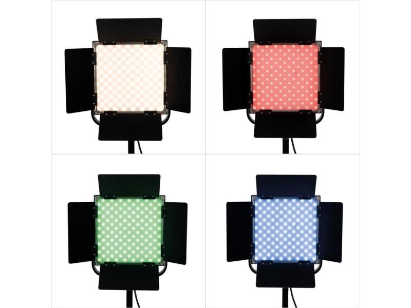 Dörr Dauerlicht DLP-1000 Kit RGB Dauerlicht-Set mit Wahl zwischen Akku-, oder Netzbetrieb
