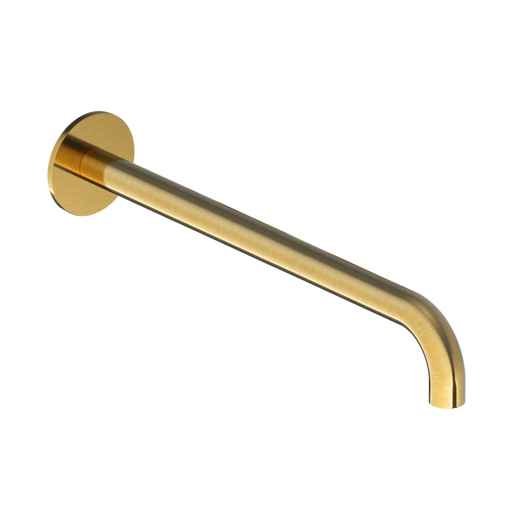 Hotbath Cobber Uitloop 30cm Geborsteld Messing PVD CB095