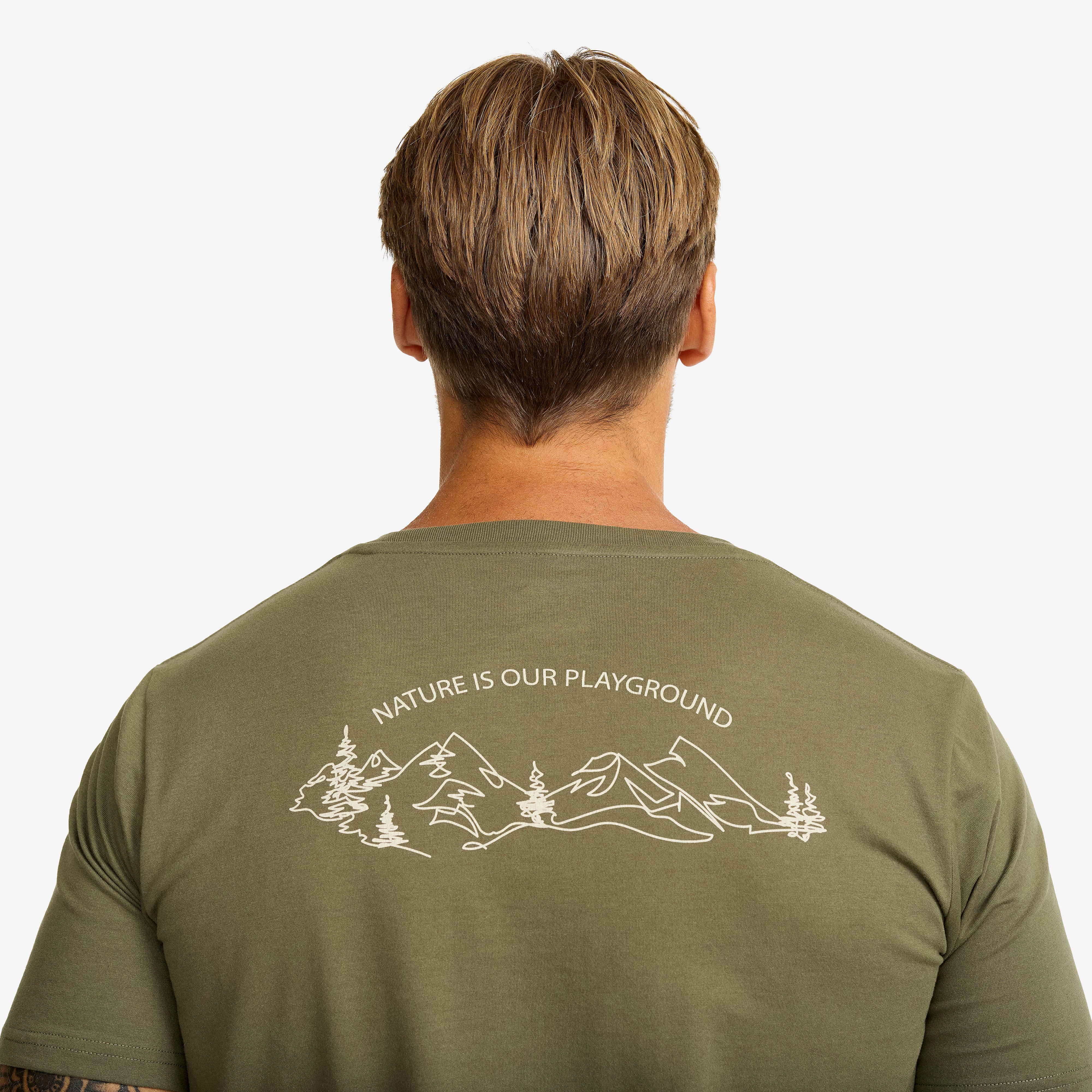 Easy Graphic Nature Lines T-shirt Herre Kalamata