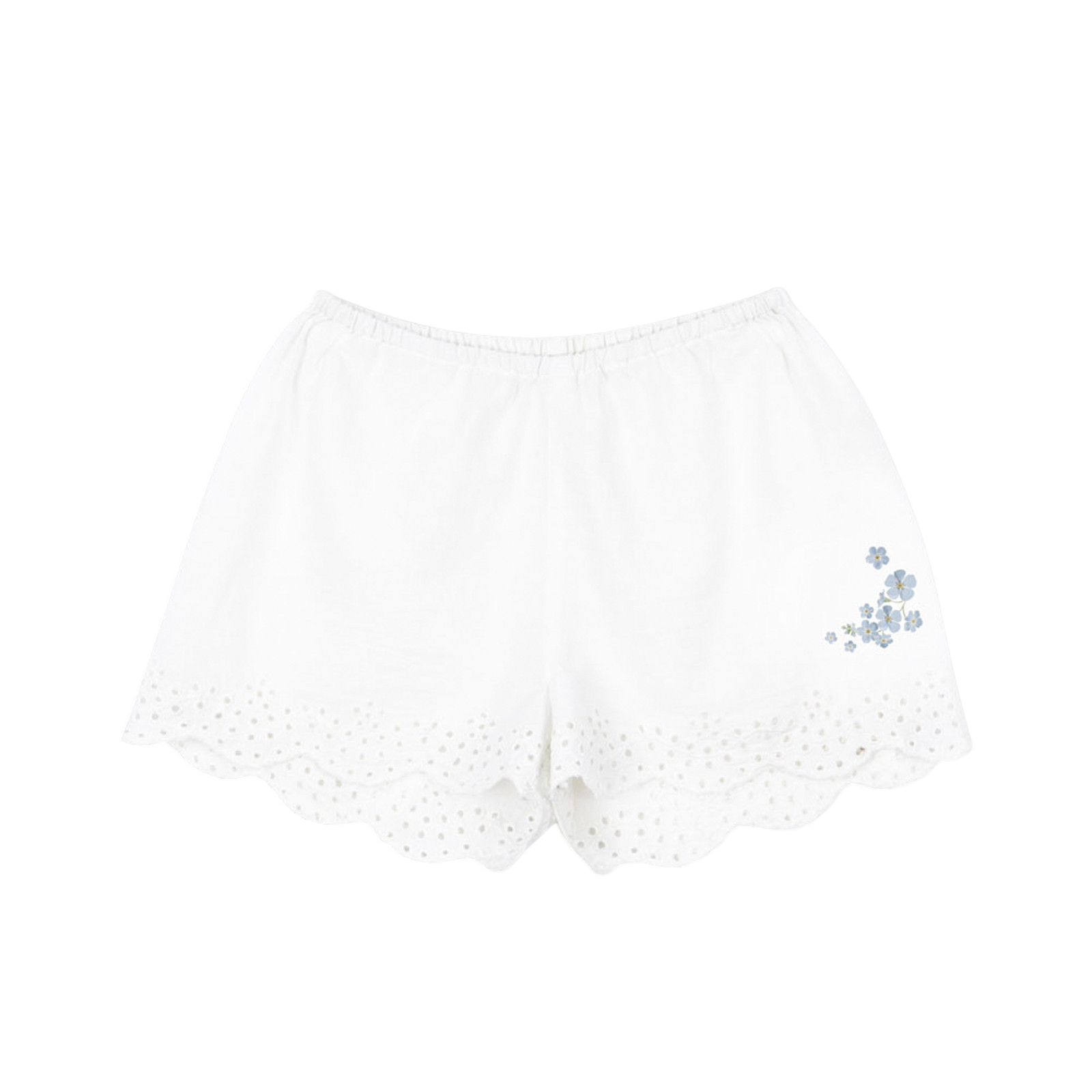 Shorts RHW x KS Fiori Optic White