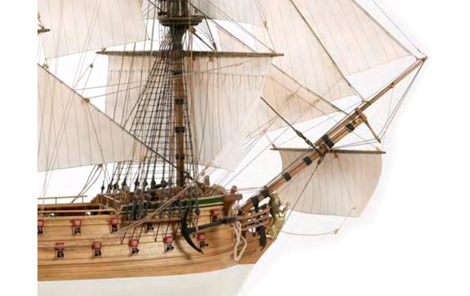 Bausatz Segelschiff Norske Love, 1010 mm 1:75<br>Detailgetreuer Segelschiff Modellbausatz