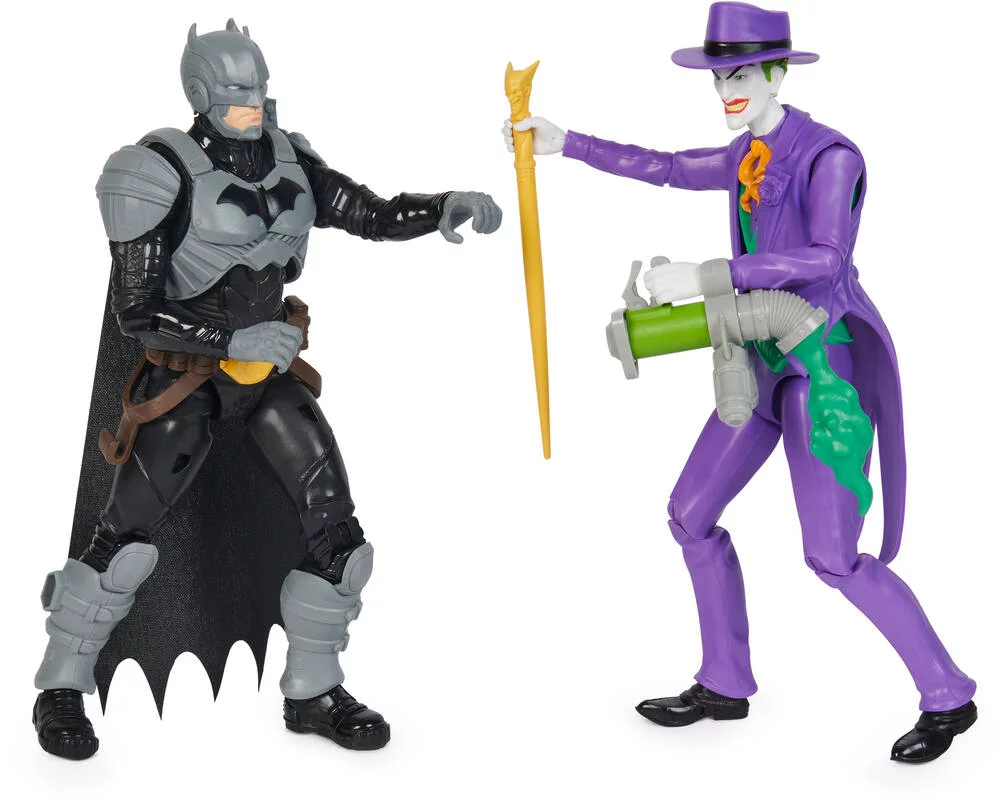 DC COMICS - FIGURINE - BATMAN - BATMAN VS LE JOKER 30CM