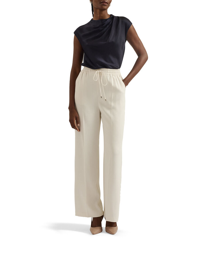 Ted Baker LILIAAH Wide Leg Jogger Ivory
