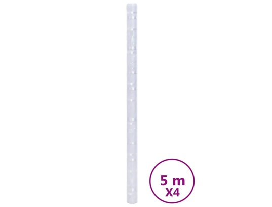 VIDAXL - Film protection Films pour fenêtre 4 pcs dépoli motif de bambou pvc