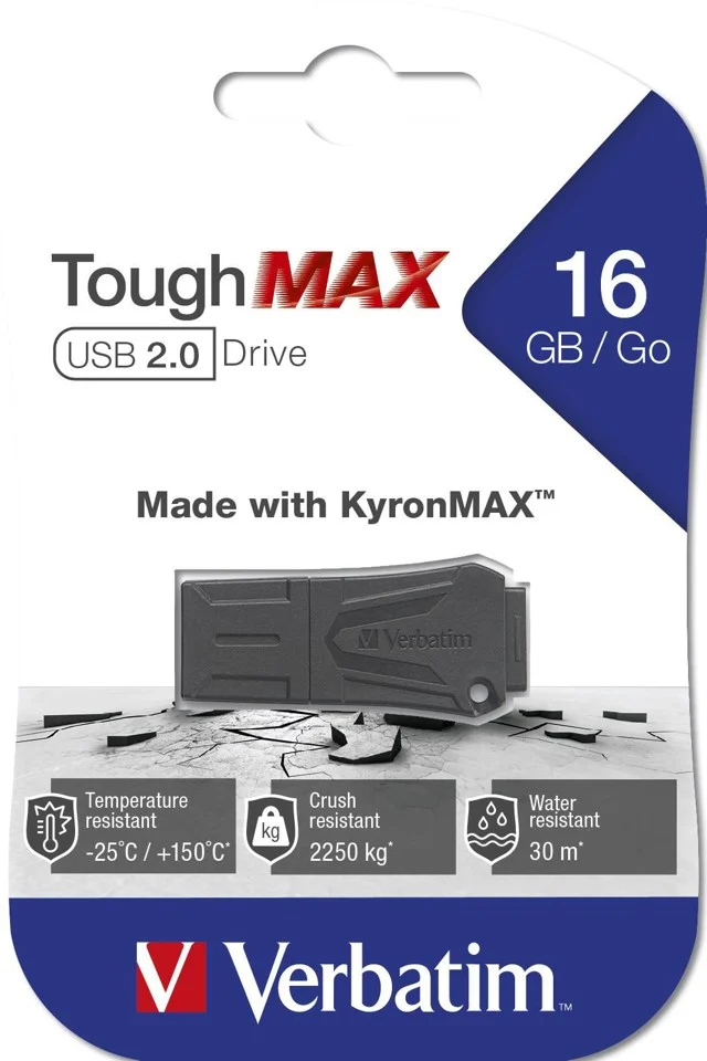 Verbatim - ToughMAX, USB 2.0, 16GB