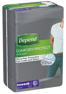 Depend Pants voor Mannen Normaal Maat L/XL 9ST