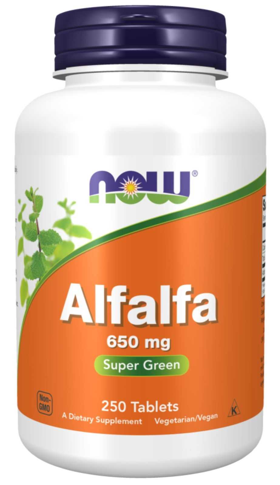 NOW Foods Alfafa 650mg 250 comprimidos
