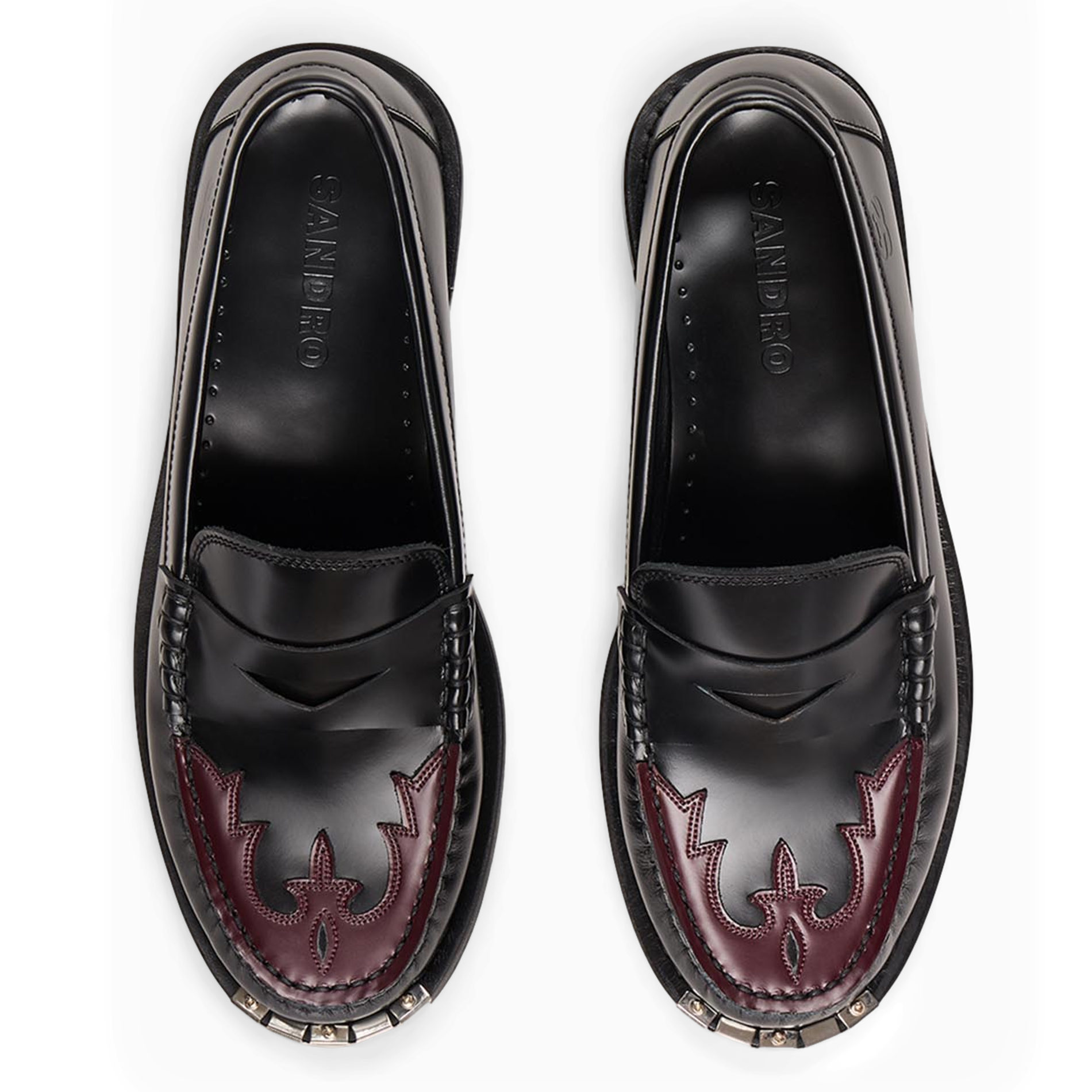 Mocassins en cuir | Noir
