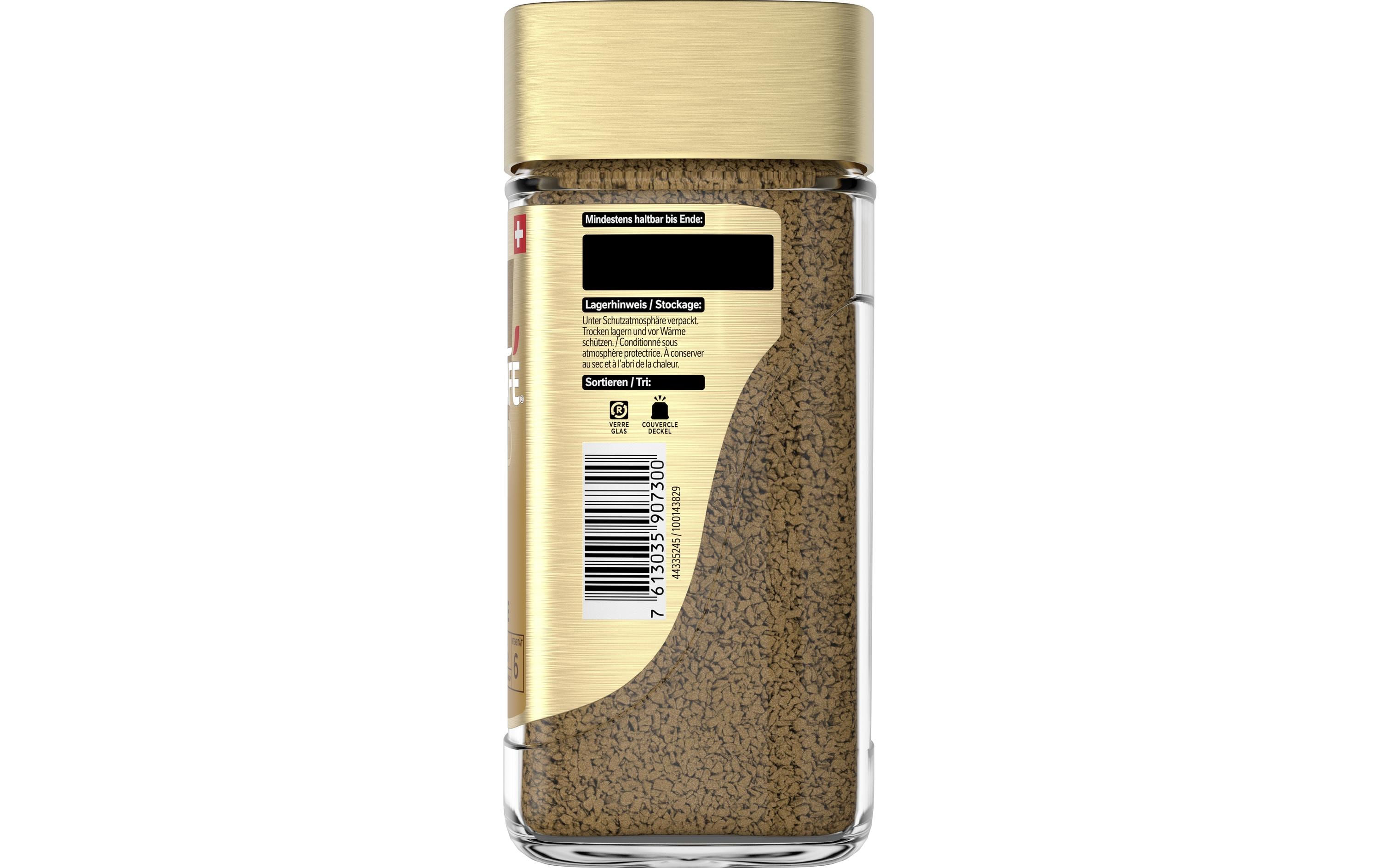 Gold Finesse löslicher Kaffee Glas 200 gInstant Kaffee Pulver für schnellen Kaffeegenuss