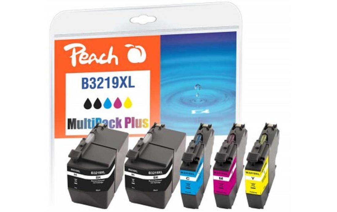 Tinte Brother LC-3219XL 2 x BK, C, M, YDruckerpatronen: 2 x Schwarz, 1 x Cyan, 1x Magenta, 1x Gelb