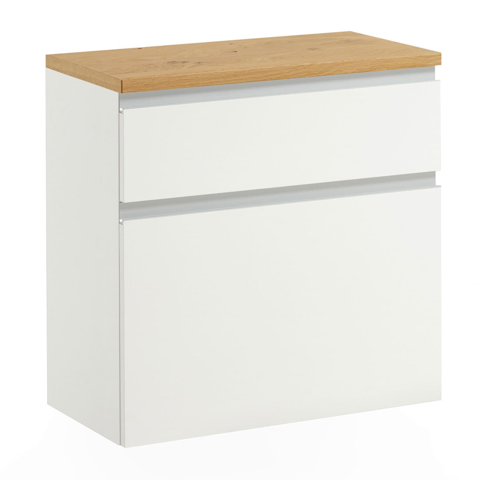 VOSS Hängeschuhschrank SALEA Lack weiß/ Balkeneiche